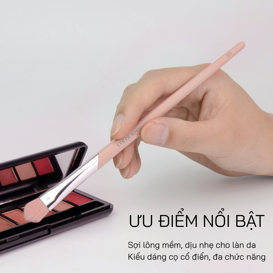 Cọ Tán Mắt Và Che Khuyết Điểm Dạng Kem COLOURPOP Eye Shadow Brush C201
